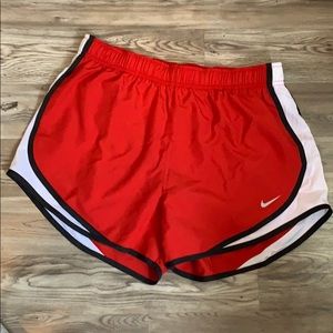 Nike running shorts.